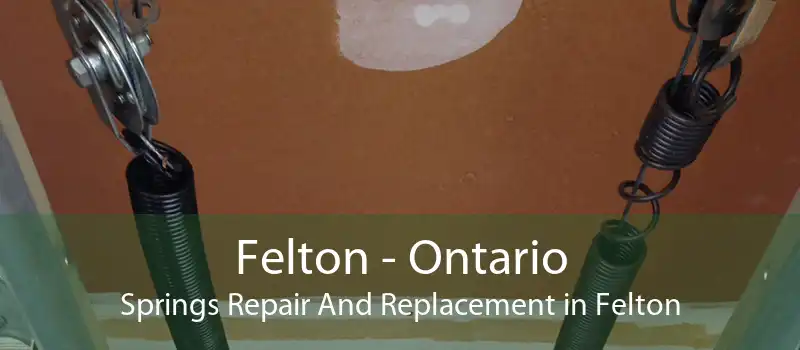 Felton - Ontario Springs Repair And Replacement in Felton