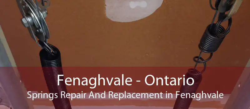 Fenaghvale - Ontario Springs Repair And Replacement in Fenaghvale