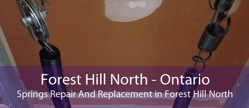 Forest Hill North - Ontario Springs Repair And Replacement in Forest Hill North