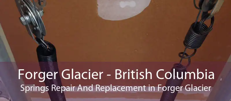 Forger Glacier - British Columbia Springs Repair And Replacement in Forger Glacier