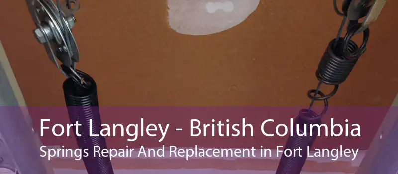 Fort Langley - British Columbia Springs Repair And Replacement in Fort Langley