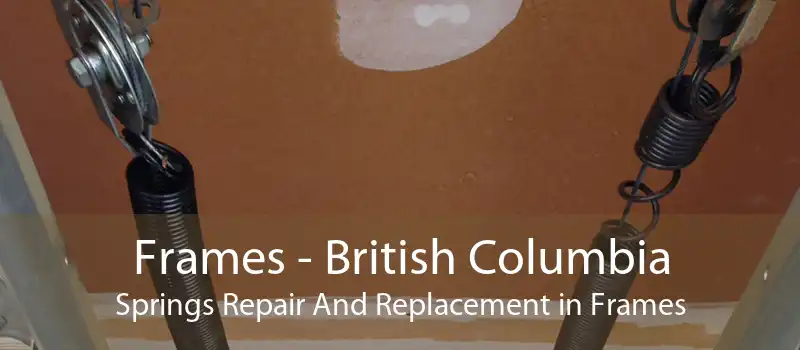 Frames - British Columbia Springs Repair And Replacement in Frames