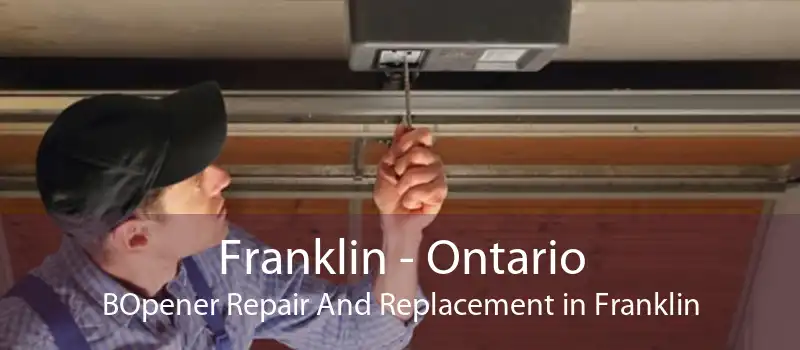 Franklin - Ontario BOpener Repair And Replacement in Franklin