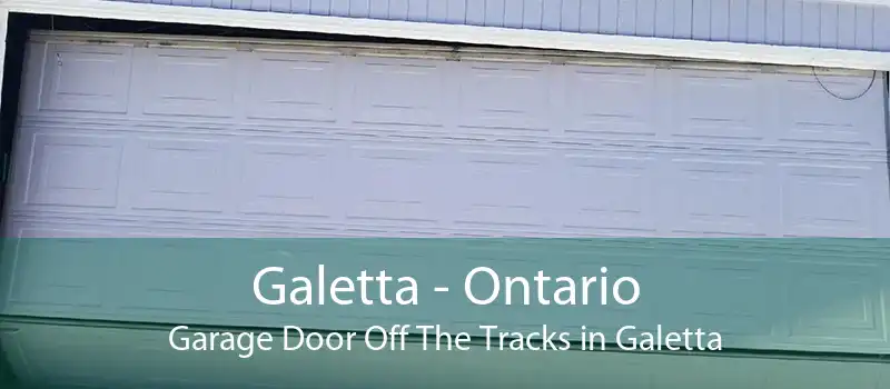Galetta - Ontario Garage Door Off The Tracks in Galetta