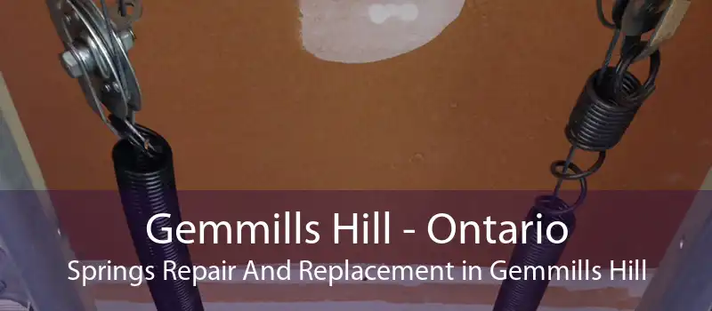 Gemmills Hill - Ontario Springs Repair And Replacement in Gemmills Hill