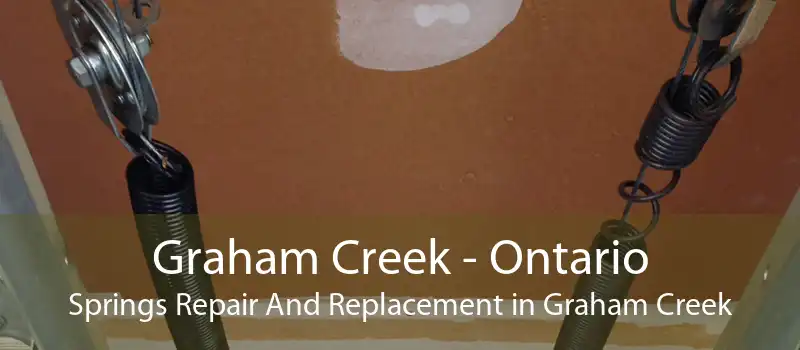 Graham Creek - Ontario Springs Repair And Replacement in Graham Creek