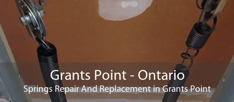 Grants Point - Ontario Springs Repair And Replacement in Grants Point