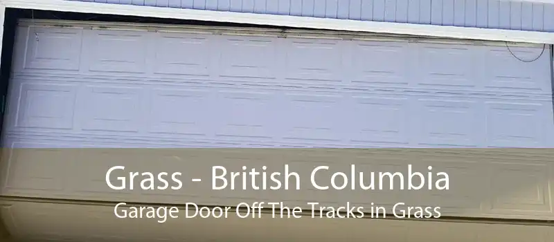 Grass - British Columbia Garage Door Off The Tracks in Grass