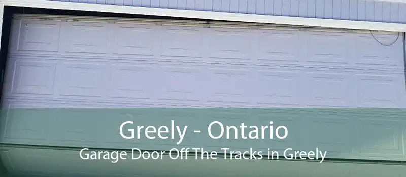 Greely - Ontario Garage Door Off The Tracks in Greely