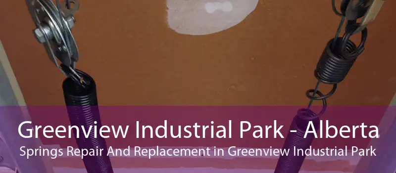 Greenview Industrial Park - Alberta Springs Repair And Replacement in Greenview Industrial Park