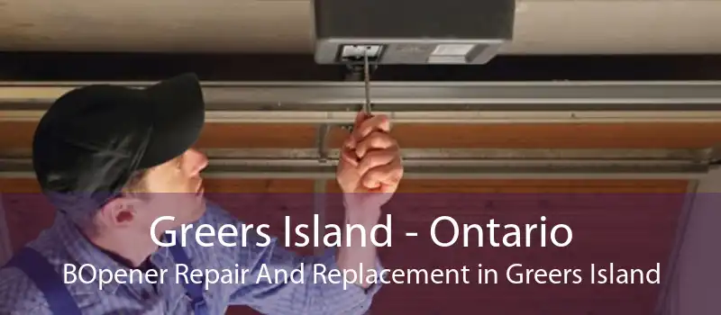 Greers Island - Ontario BOpener Repair And Replacement in Greers Island