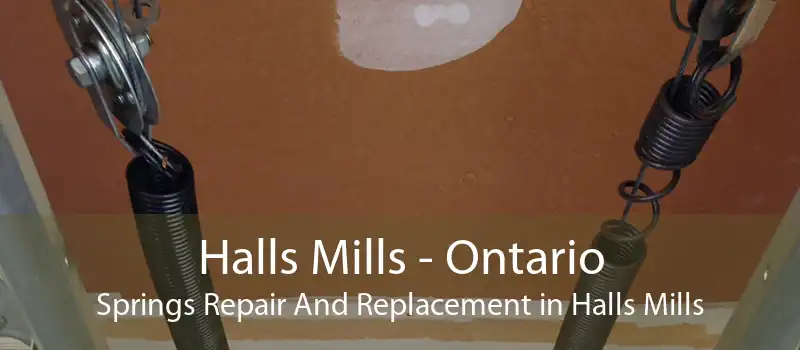 Halls Mills - Ontario Springs Repair And Replacement in Halls Mills