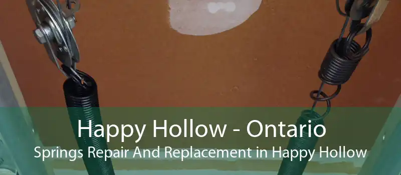 Happy Hollow - Ontario Springs Repair And Replacement in Happy Hollow