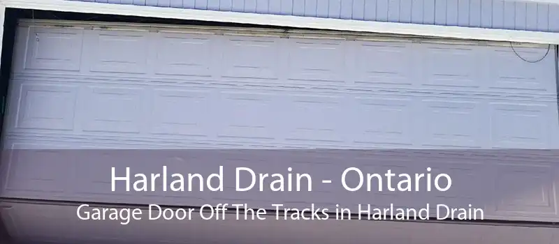 Harland Drain - Ontario Garage Door Off The Tracks in Harland Drain