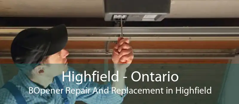 Highfield - Ontario BOpener Repair And Replacement in Highfield