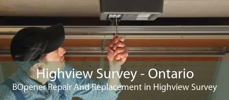 Highview Survey - Ontario BOpener Repair And Replacement in Highview Survey