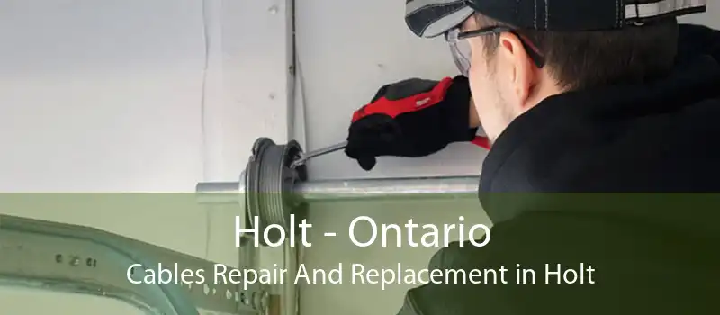 Holt - Ontario Cables Repair And Replacement in Holt