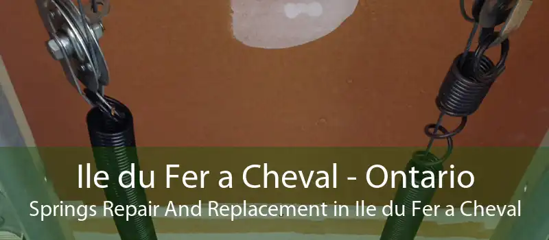 Ile du Fer a Cheval - Ontario Springs Repair And Replacement in Ile du Fer a Cheval