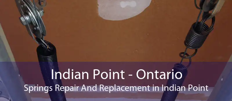 Indian Point - Ontario Springs Repair And Replacement in Indian Point
