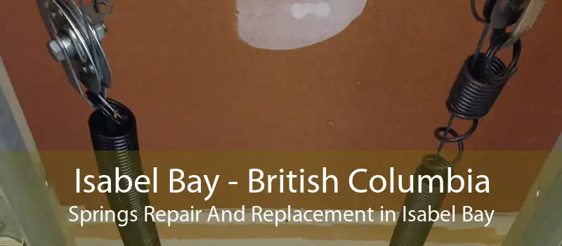 Isabel Bay - British Columbia Springs Repair And Replacement in Isabel Bay