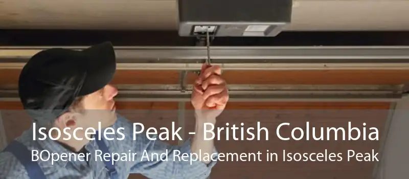 Isosceles Peak - British Columbia BOpener Repair And Replacement in Isosceles Peak