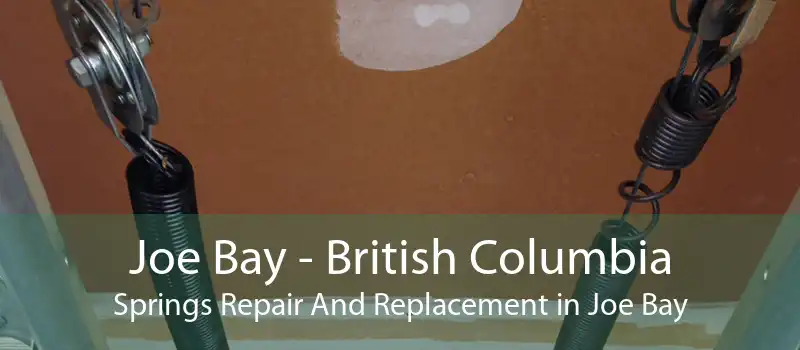 Joe Bay - British Columbia Springs Repair And Replacement in Joe Bay
