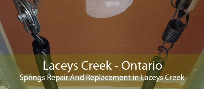 Laceys Creek - Ontario Springs Repair And Replacement in Laceys Creek