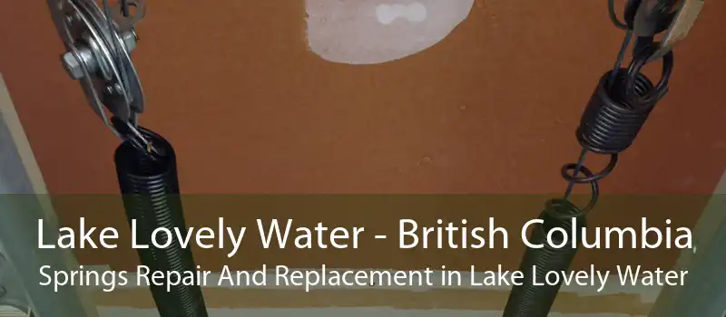 Lake Lovely Water - British Columbia Springs Repair And Replacement in Lake Lovely Water