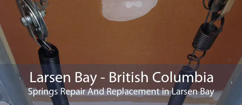 Larsen Bay - British Columbia Springs Repair And Replacement in Larsen Bay