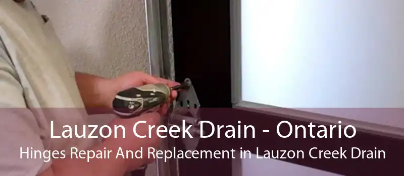 Lauzon Creek Drain - Ontario Hinges Repair And Replacement in Lauzon Creek Drain