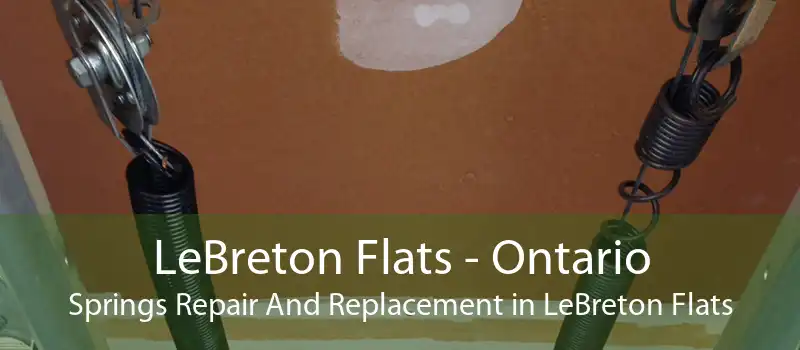 LeBreton Flats - Ontario Springs Repair And Replacement in LeBreton Flats