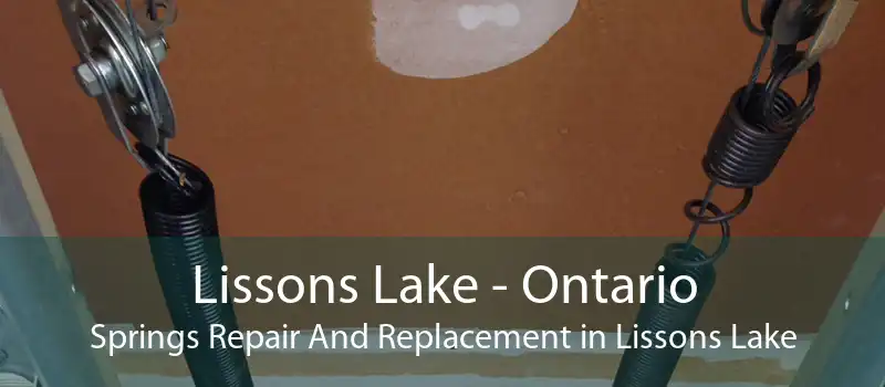 Lissons Lake - Ontario Springs Repair And Replacement in Lissons Lake