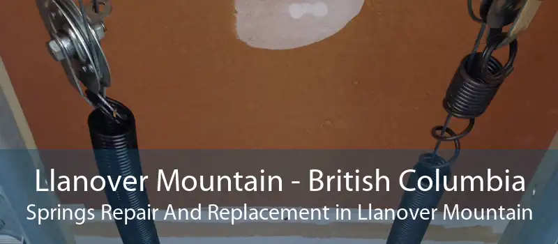 Llanover Mountain - British Columbia Springs Repair And Replacement in Llanover Mountain