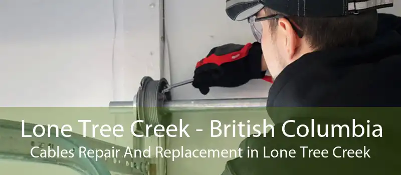 Lone Tree Creek - British Columbia Cables Repair And Replacement in Lone Tree Creek