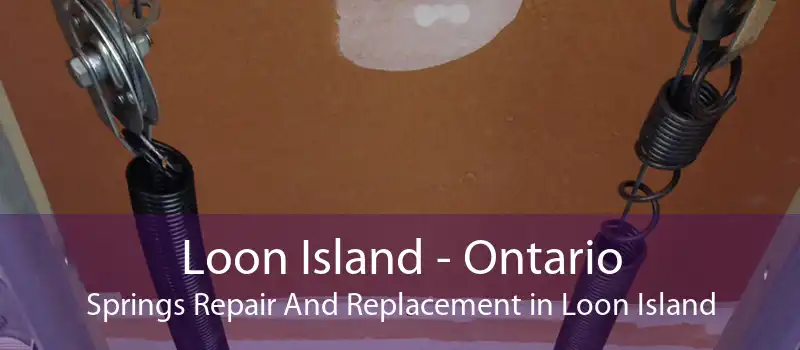 Loon Island - Ontario Springs Repair And Replacement in Loon Island