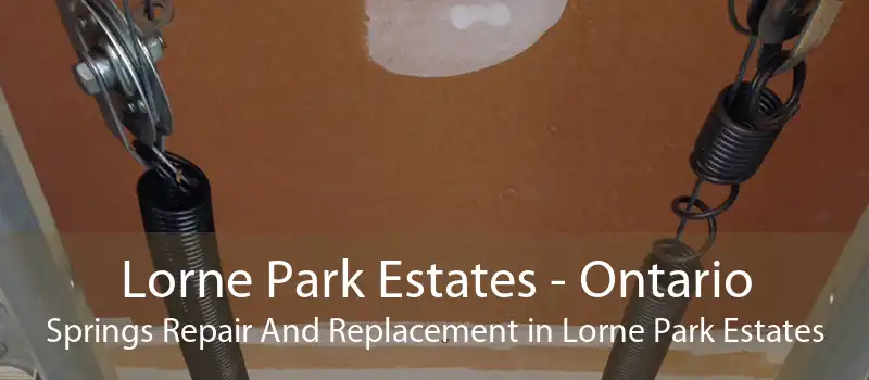 Lorne Park Estates - Ontario Springs Repair And Replacement in Lorne Park Estates