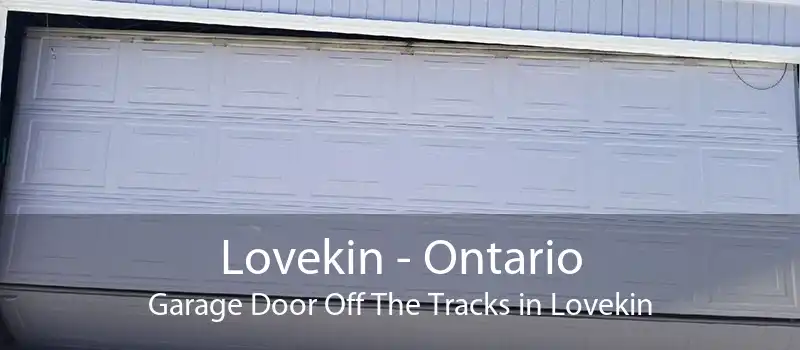 Lovekin - Ontario Garage Door Off The Tracks in Lovekin