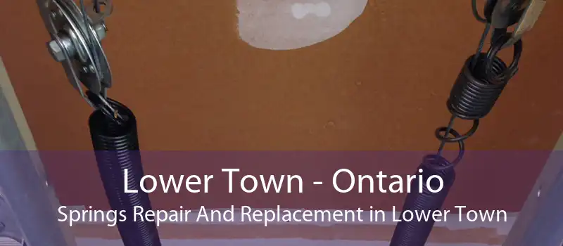 Lower Town - Ontario Springs Repair And Replacement in Lower Town