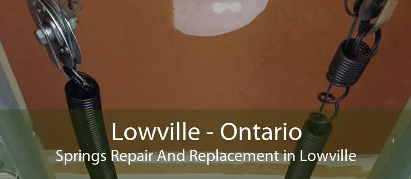 Lowville - Ontario Springs Repair And Replacement in Lowville