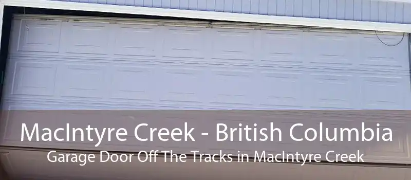 MacIntyre Creek - British Columbia Garage Door Off The Tracks in MacIntyre Creek