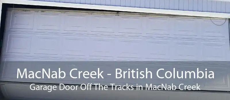 MacNab Creek - British Columbia Garage Door Off The Tracks in MacNab Creek