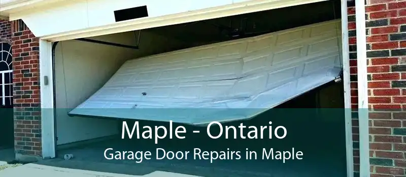 Maple - Ontario Garage Door Repairs in Maple