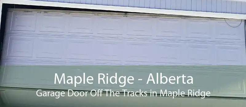 Maple Ridge - Alberta Garage Door Off The Tracks in Maple Ridge