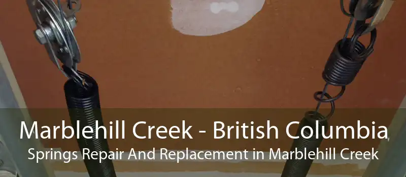 Marblehill Creek - British Columbia Springs Repair And Replacement in Marblehill Creek