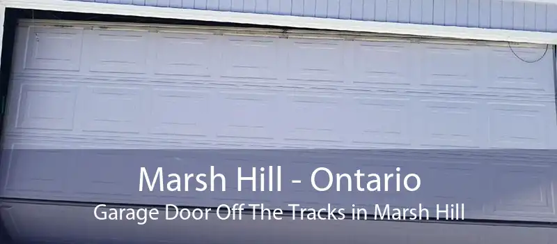 Marsh Hill - Ontario Garage Door Off The Tracks in Marsh Hill