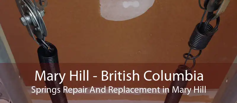 Mary Hill - British Columbia Springs Repair And Replacement in Mary Hill