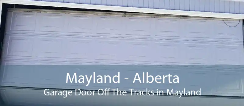 Mayland - Alberta Garage Door Off The Tracks in Mayland