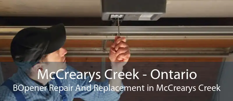 McCrearys Creek - Ontario BOpener Repair And Replacement in McCrearys Creek