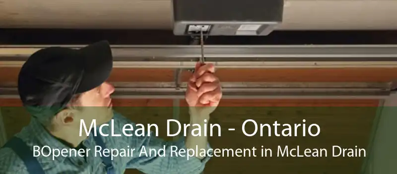 McLean Drain - Ontario BOpener Repair And Replacement in McLean Drain
