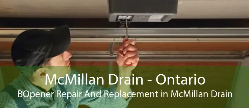 McMillan Drain - Ontario BOpener Repair And Replacement in McMillan Drain